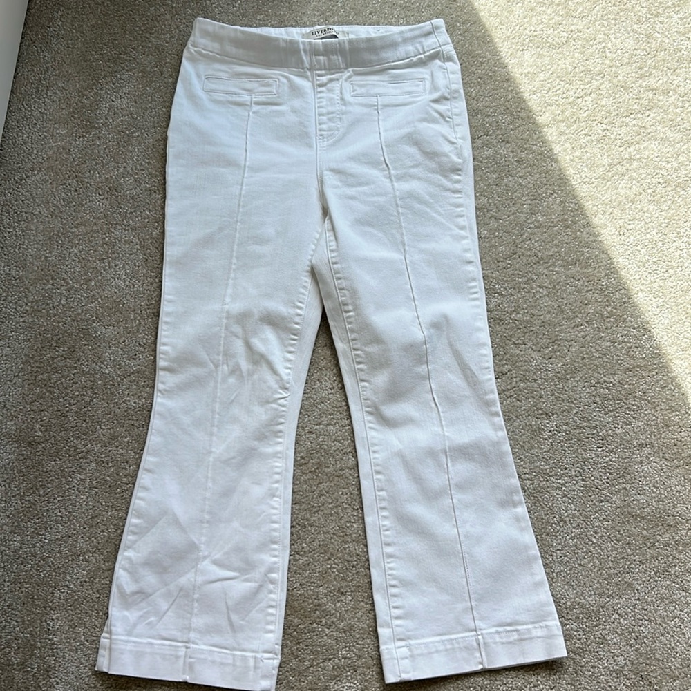 Liverpool white denim